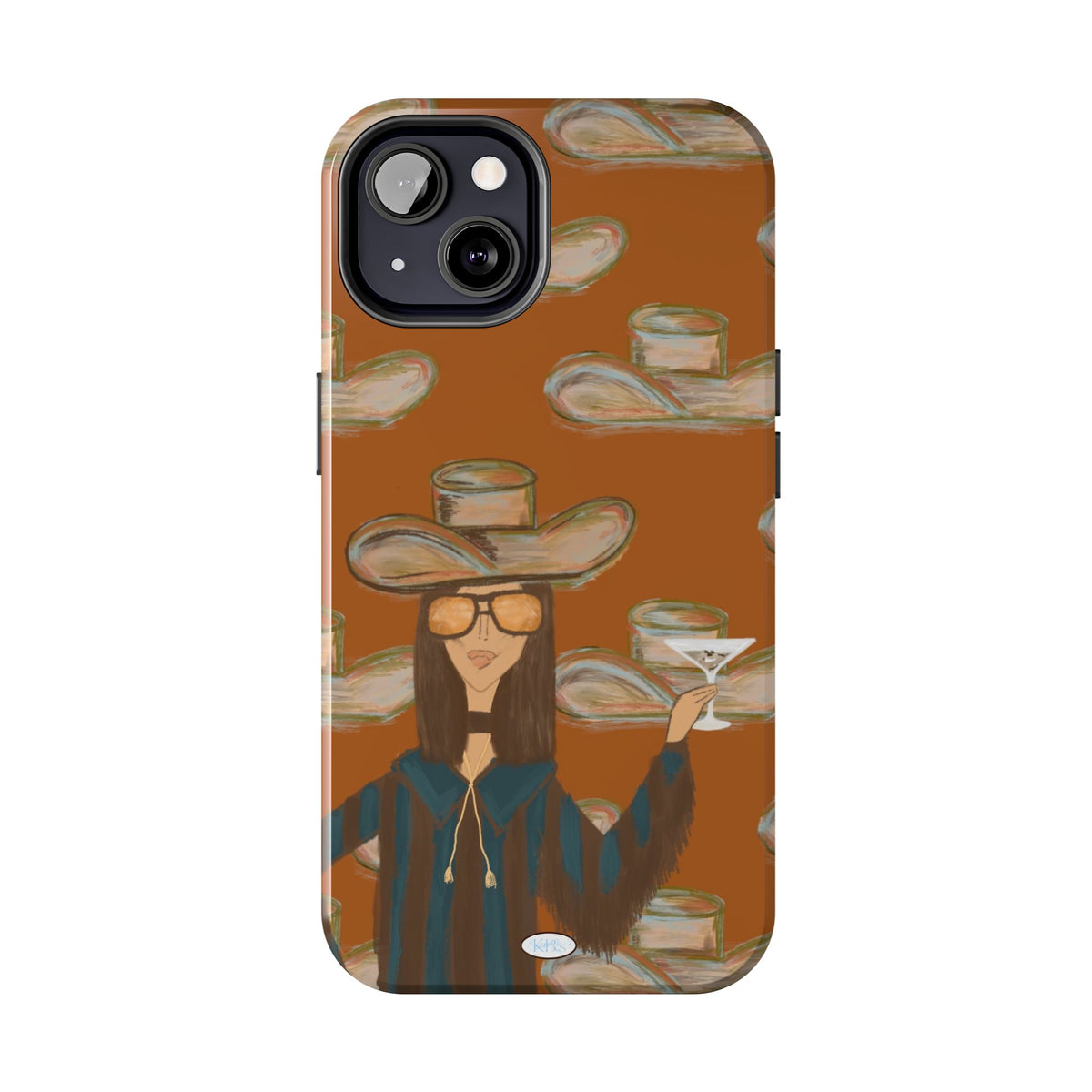 Cocktail Cowgirl Tough Case for iPhone