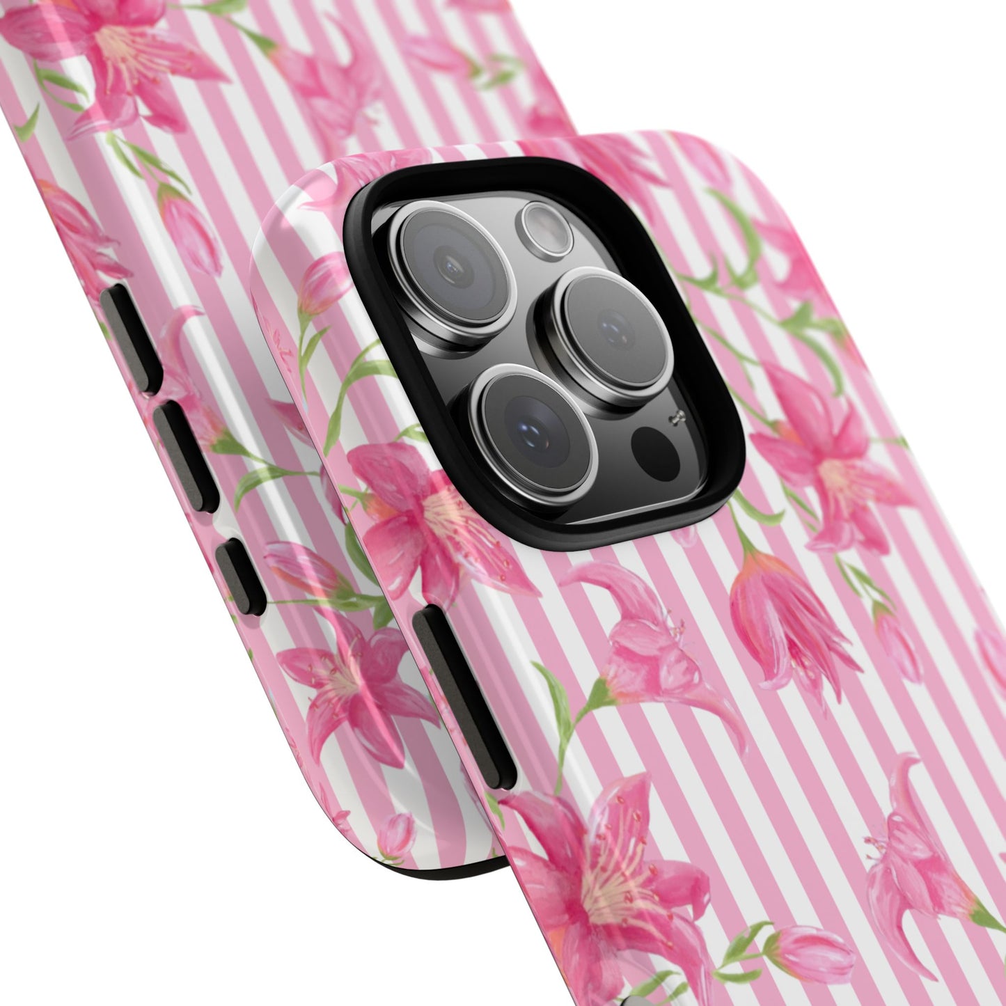 Azalea Stripe Tough Case for iPhone - Pink