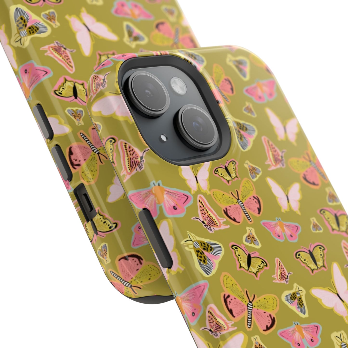 Butterfly Muse Mag Safe Case for iPhone - Green