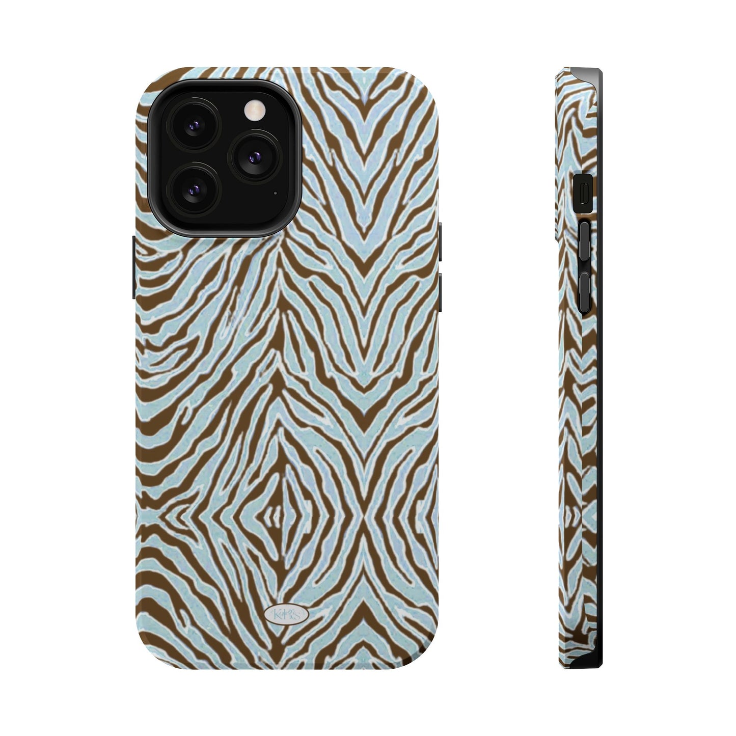 Zebra Bleu Mag Safe Case for iPhone