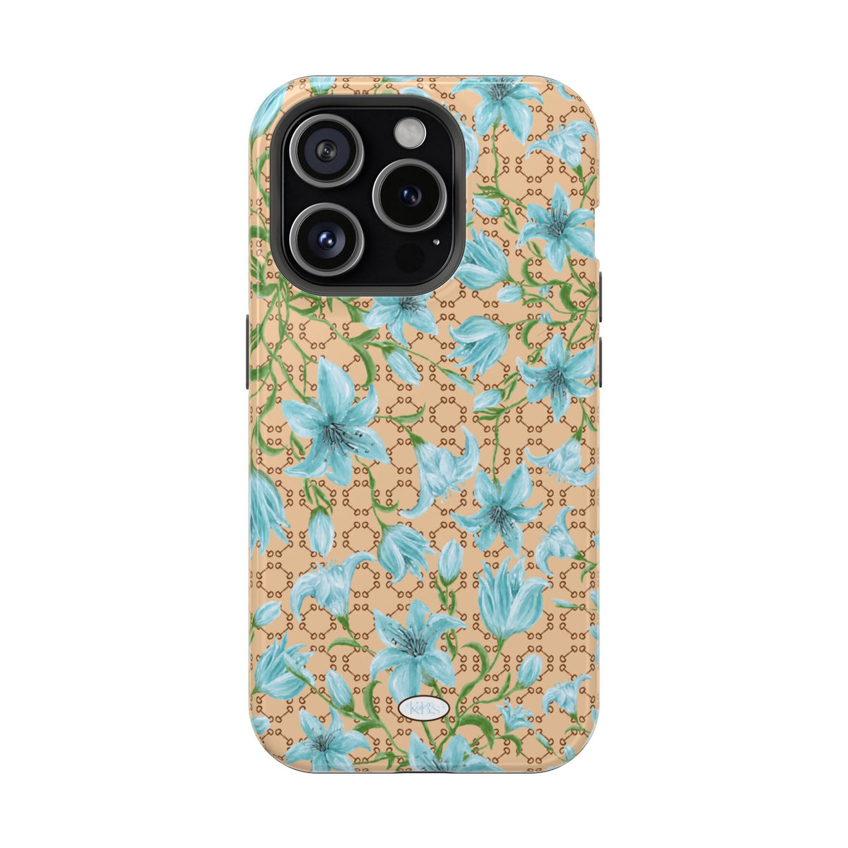 Horsebit Fleur Mag Safe Case for iPhone