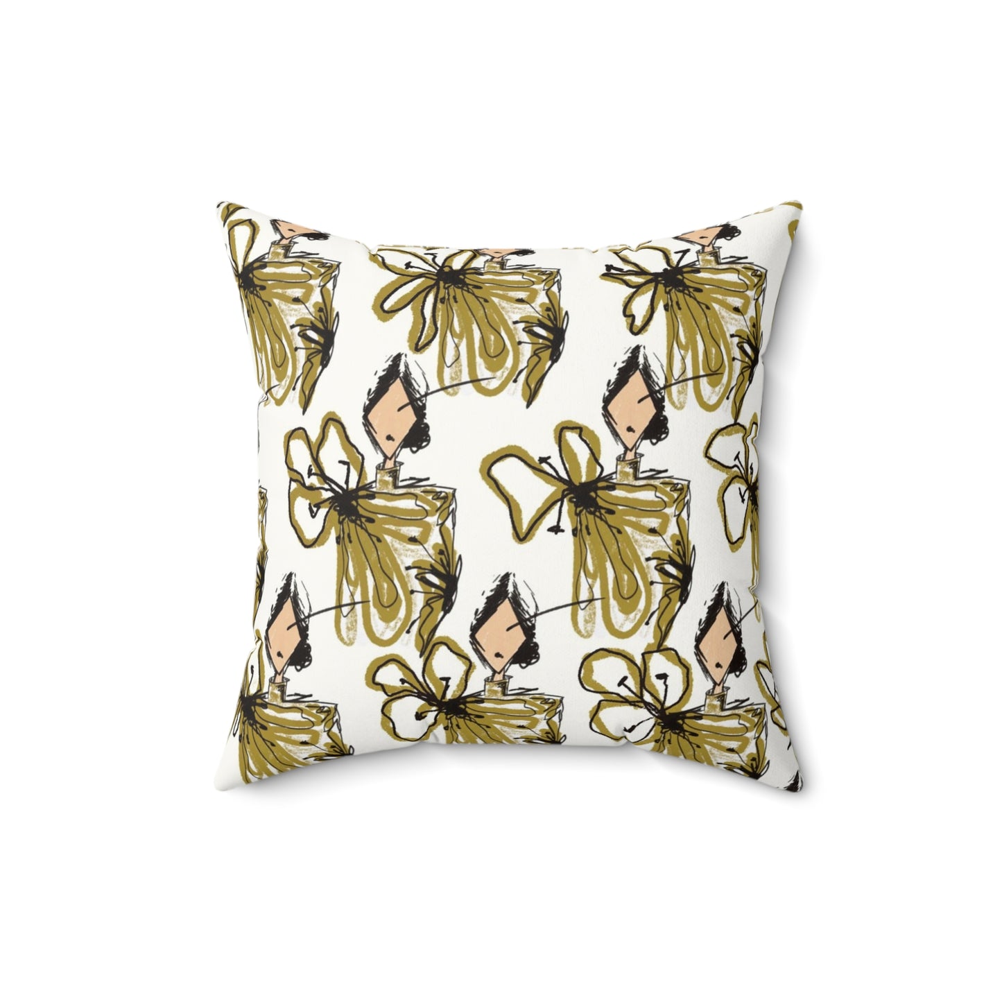 Fleur Runway Throw Pillow