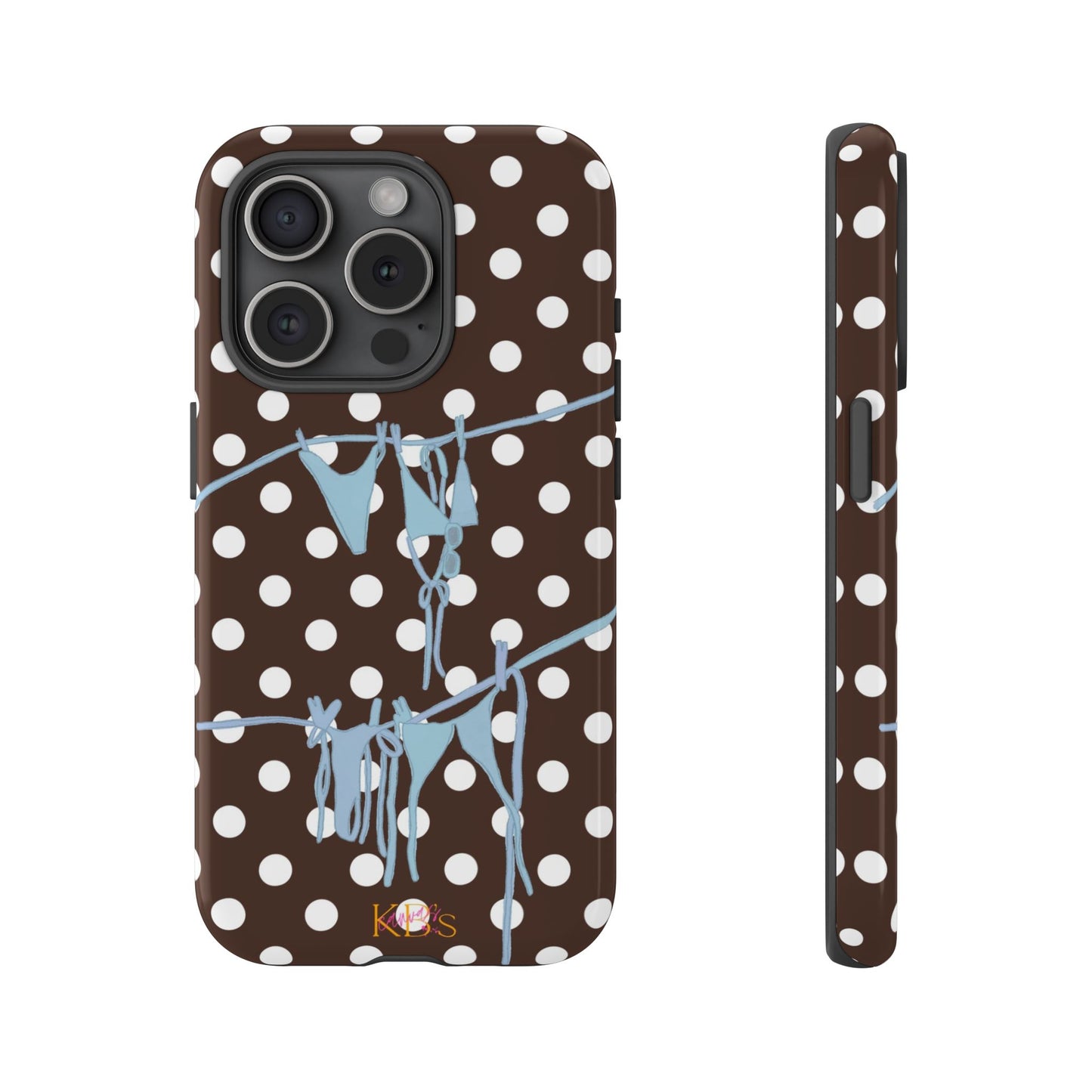 Brown Polka Dot Bikini Tough Case