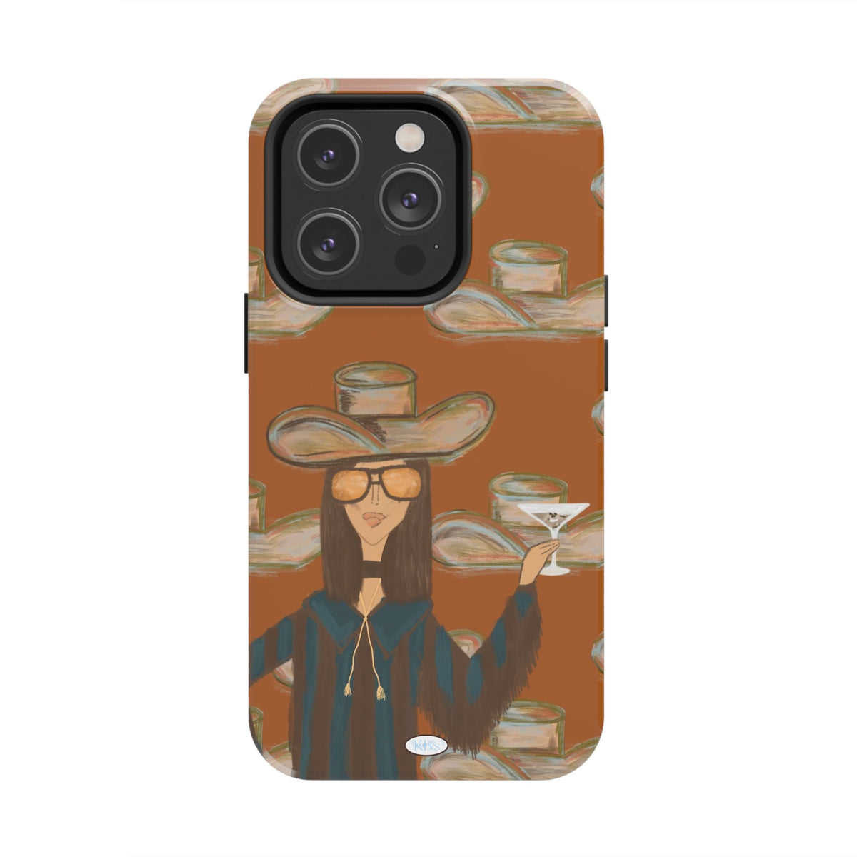 Cocktail Cowgirl Tough Case for iPhone