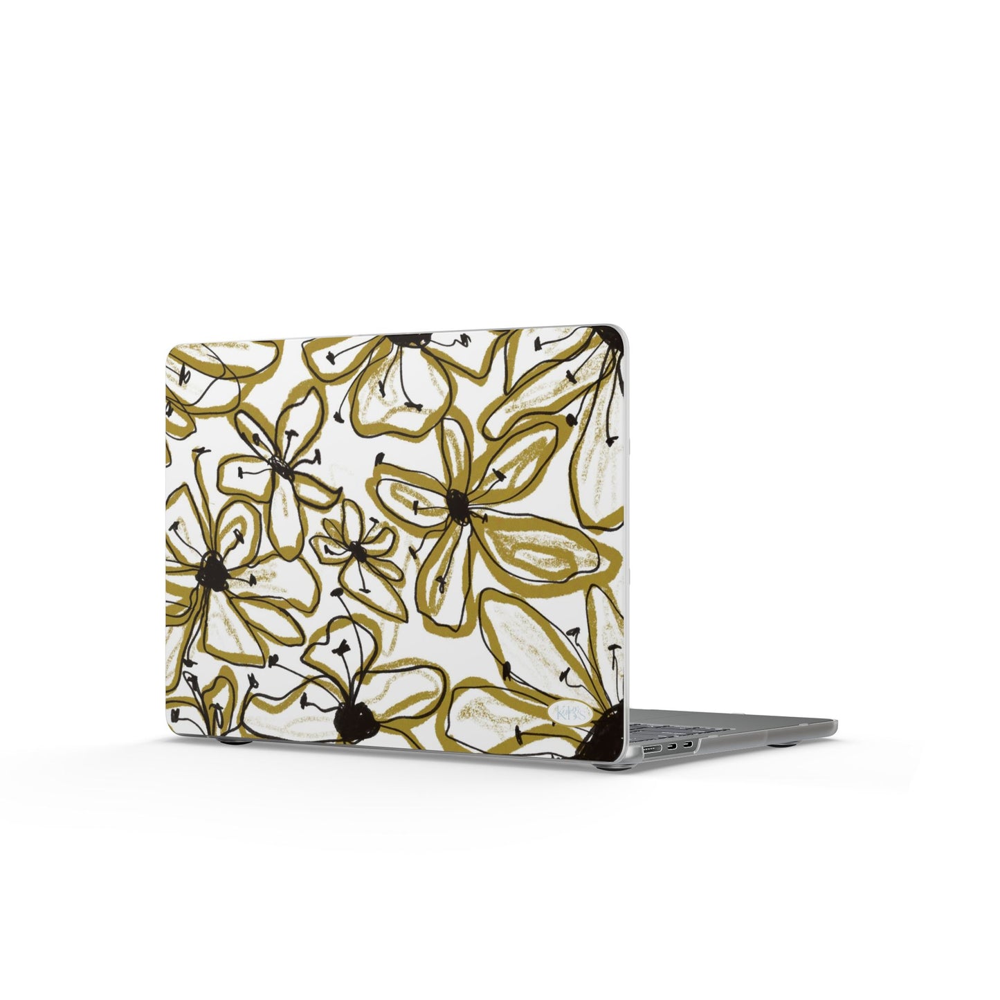 Floral Sketch MacBook Case