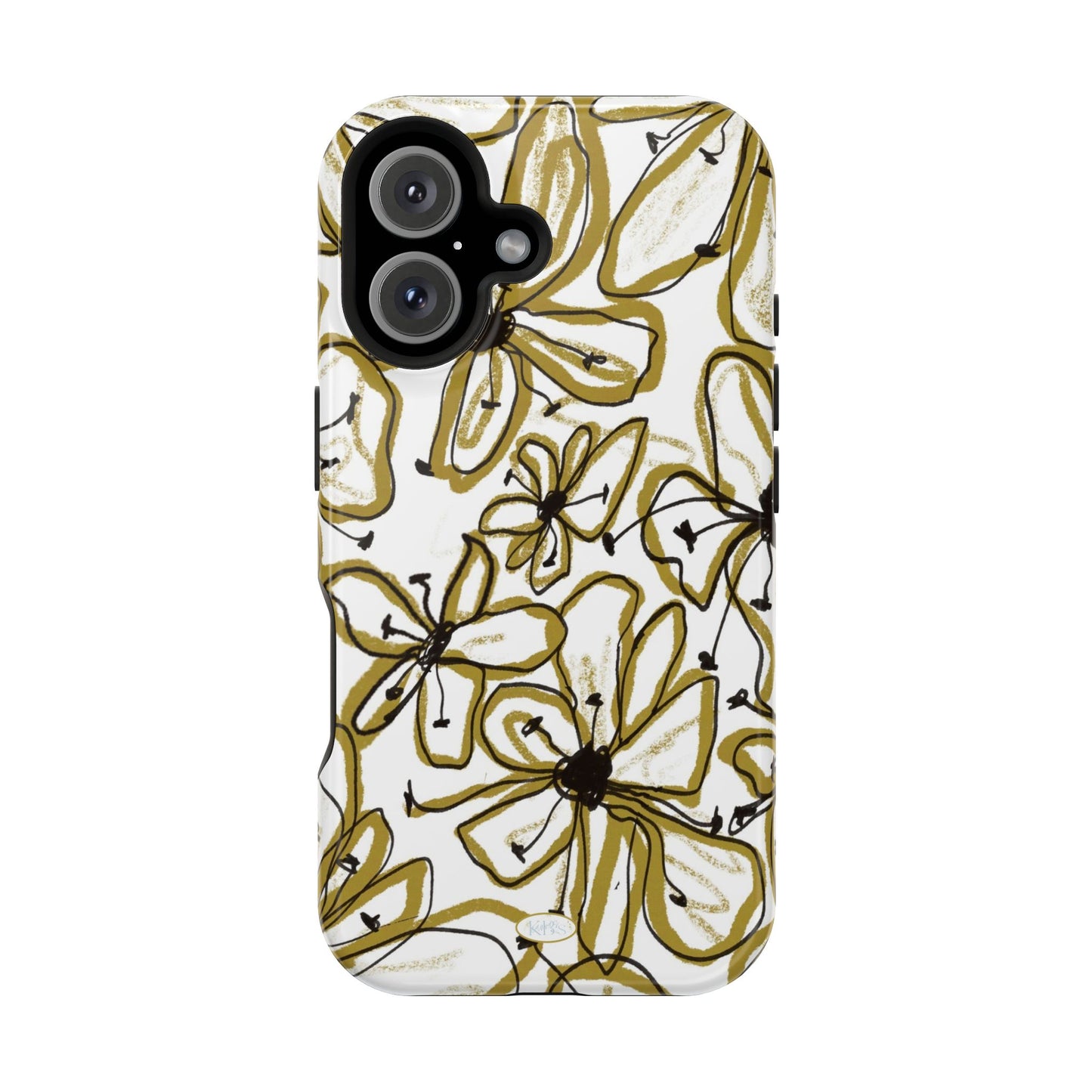 Floral Sketch Mag Safe Case for iPhone