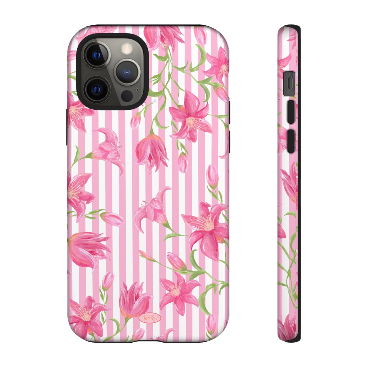 Azalea Stripe Tough Case for iPhone - Pink