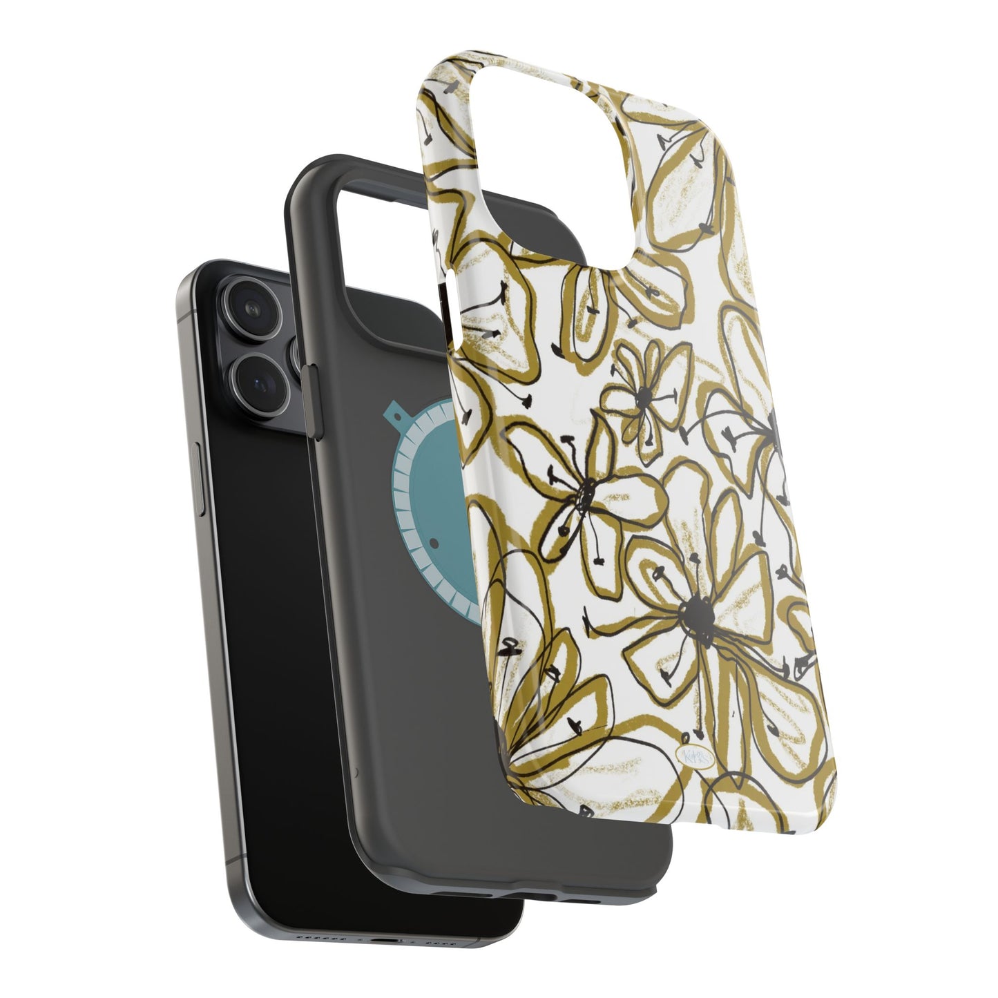 Floral Sketch Mag Safe Case for iPhone