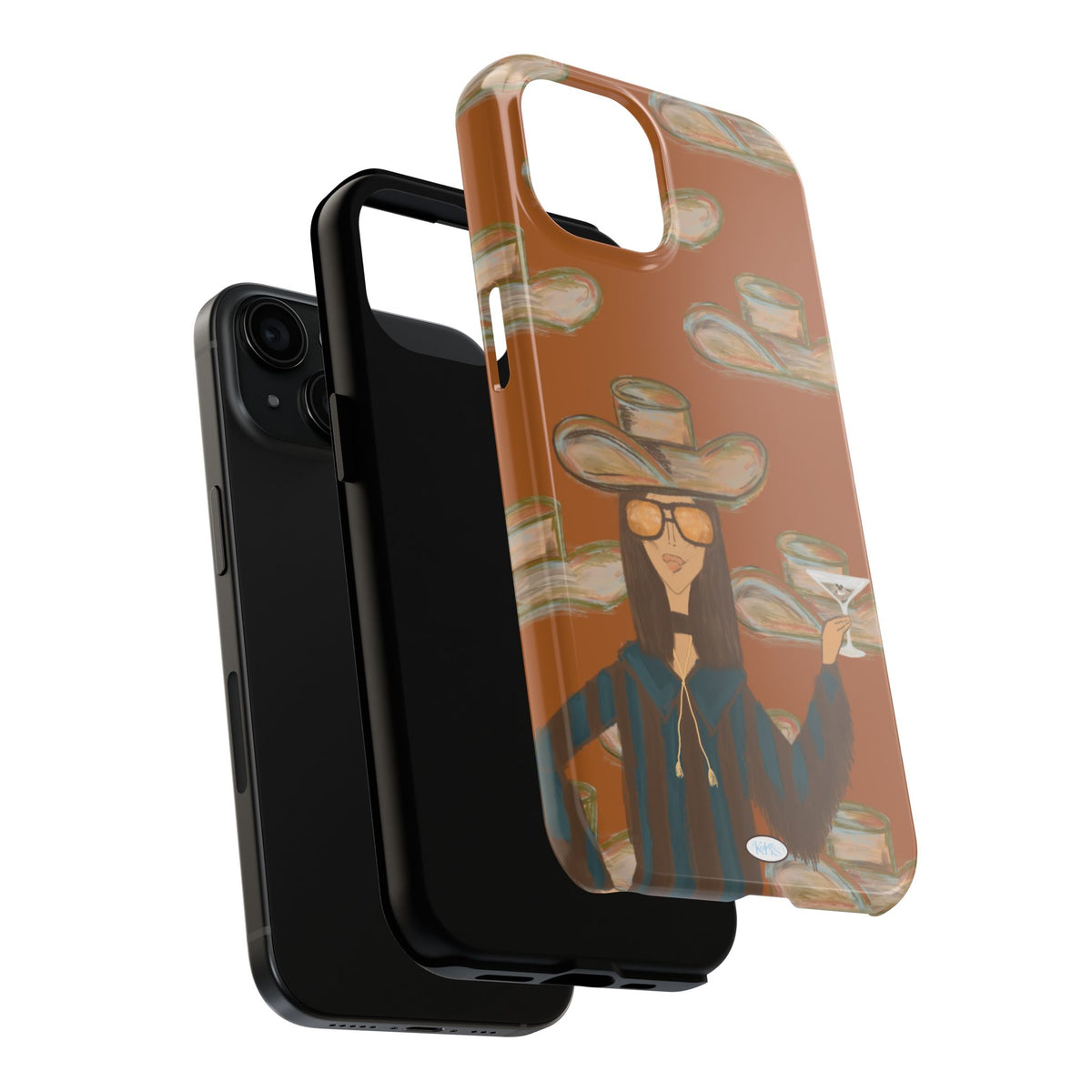 Cocktail Cowgirl Tough Case for iPhone