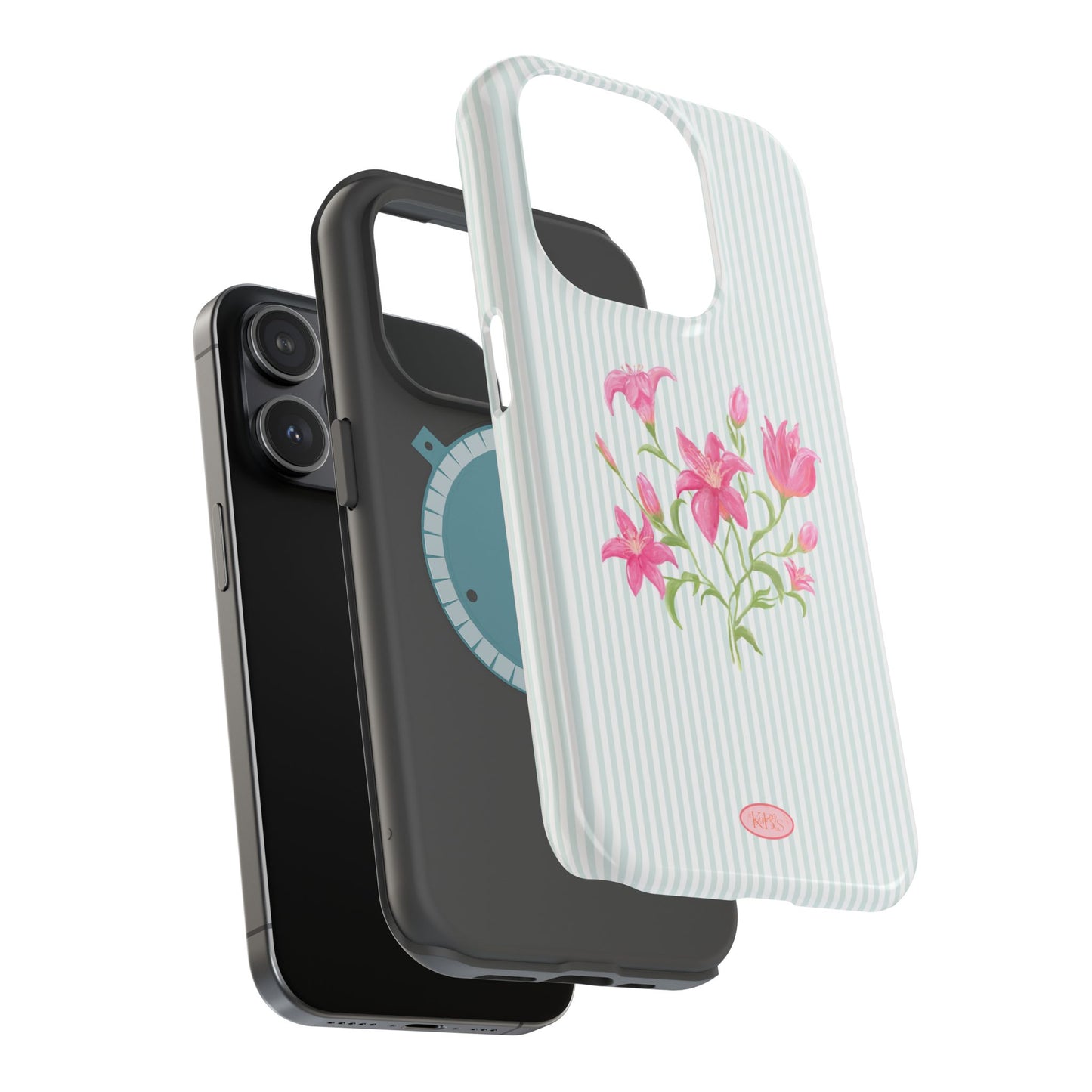 Lily Bloom Mag Safe Case for iPhone - Blue