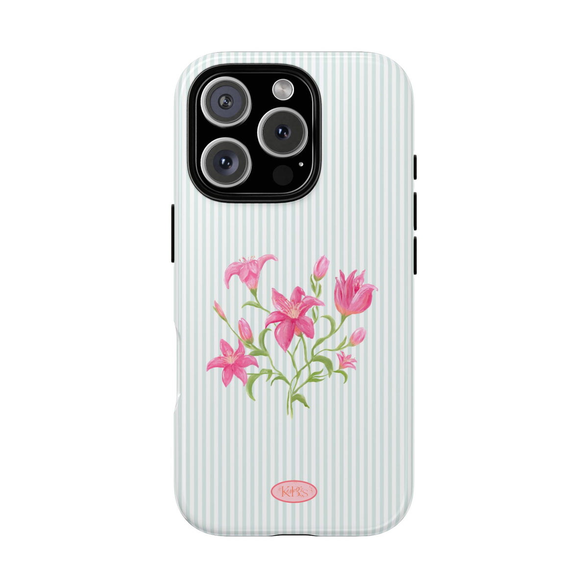 Lily Bloom Tough Case for iPhone - Blue