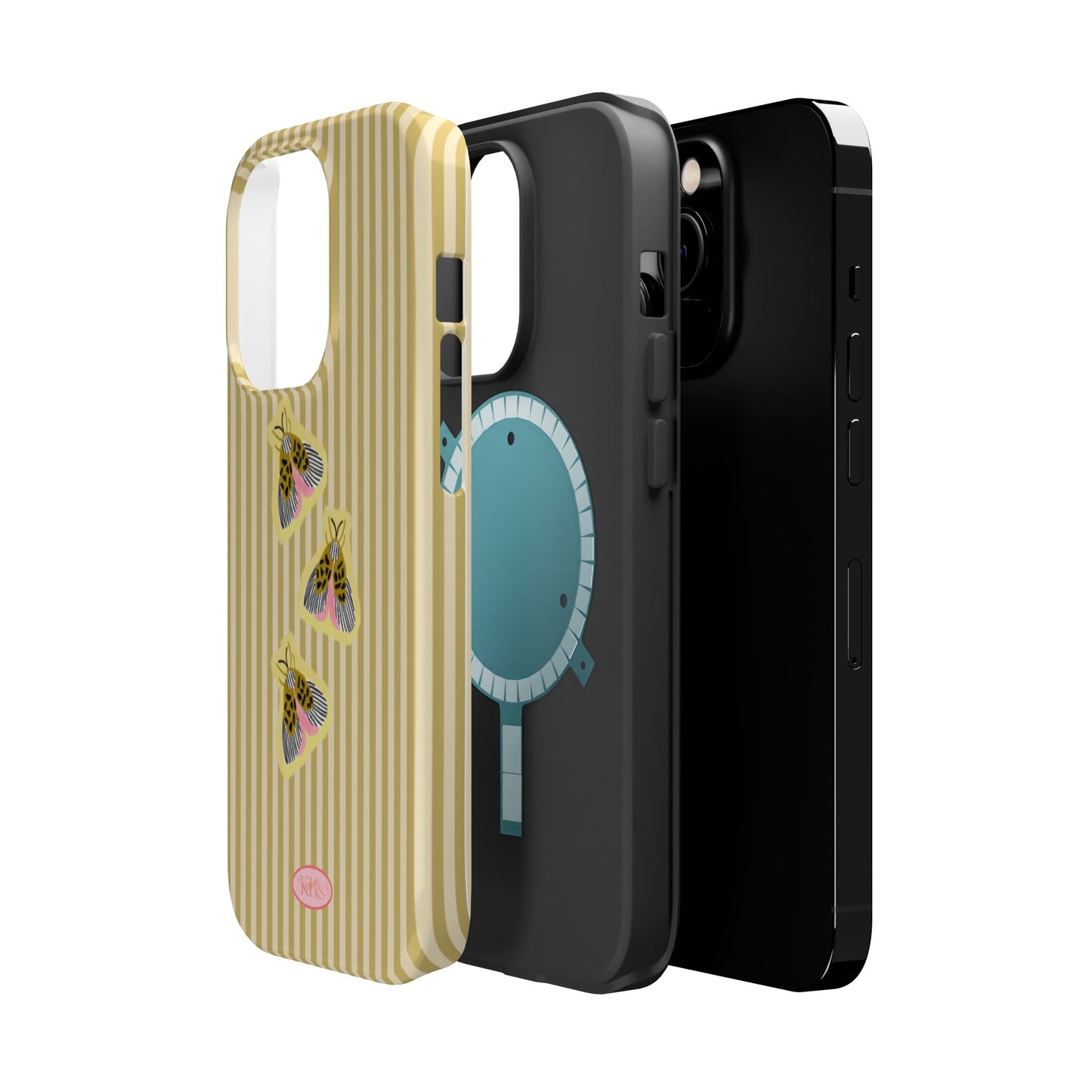 Velour Moth Mag Safe Case for iPhone