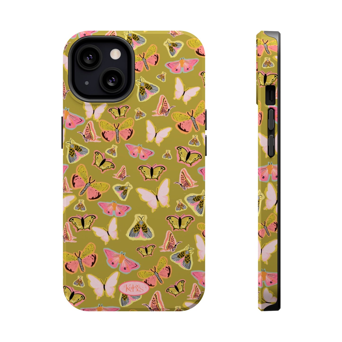 Butterfly Muse Mag Safe Case for iPhone - Green
