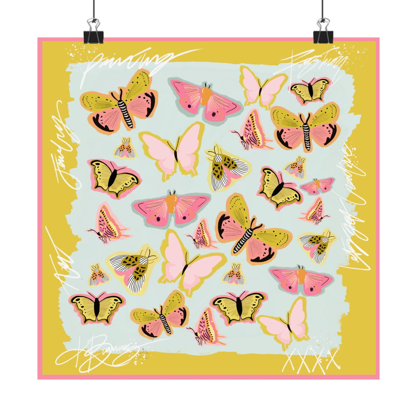 Butterfly Muse Scarf Photo Print