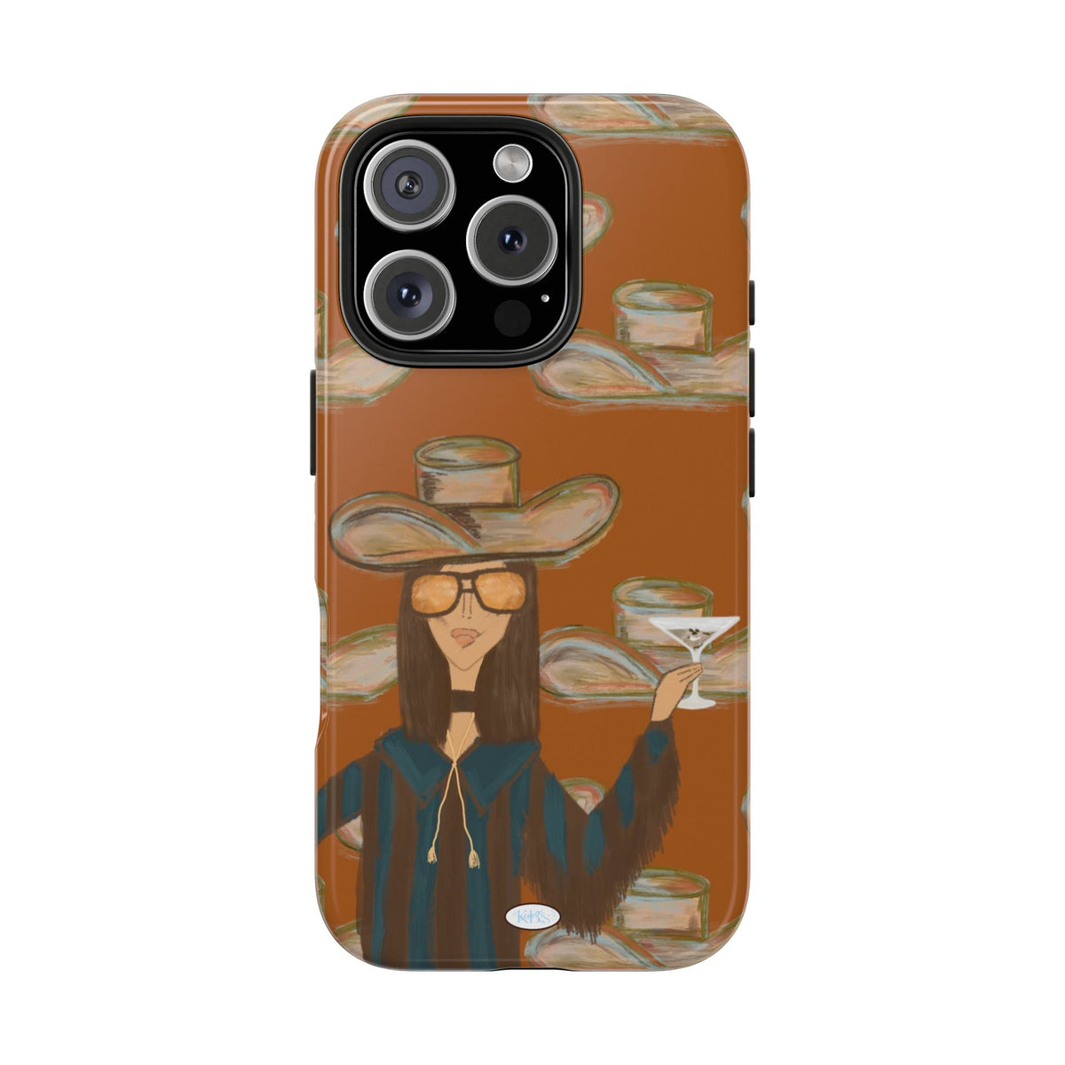 Cocktail Cowgirl Tough Case for iPhone