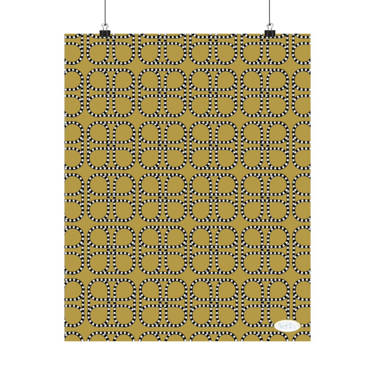 Looped Link Wall Print