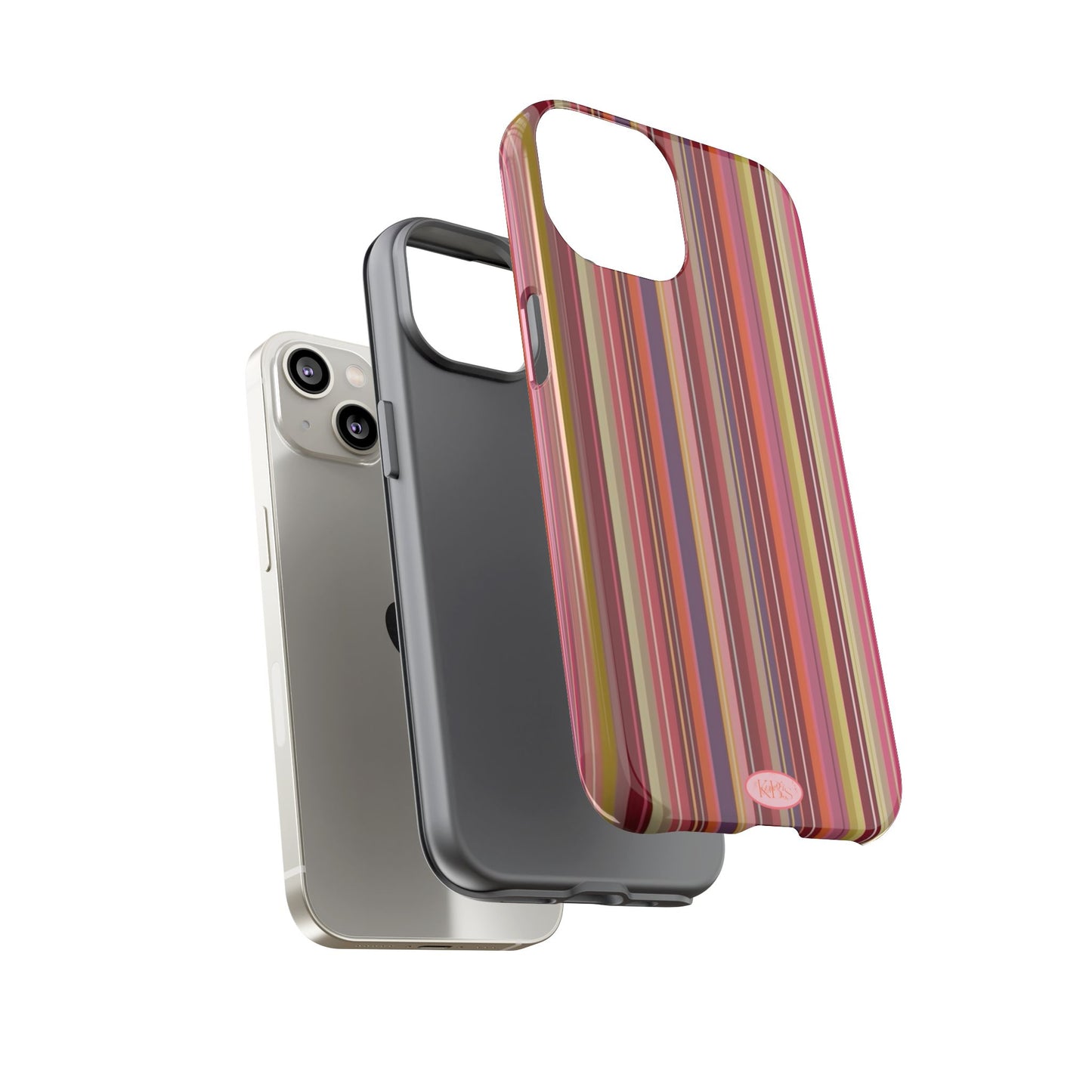 Colorful Striped Phone Case - Tough Cases