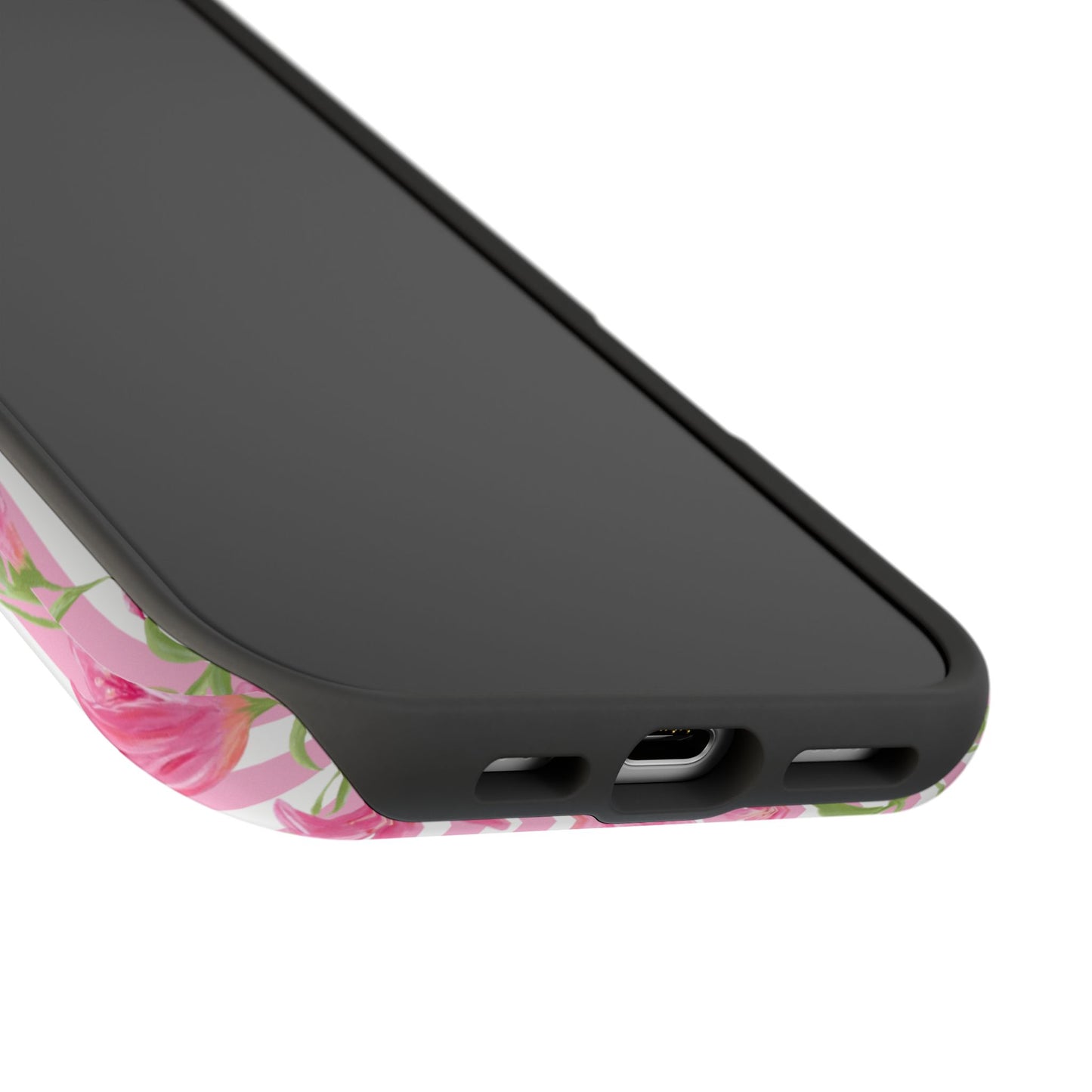 Azalea Stripe Mag Safe Case for iPhone - Pink