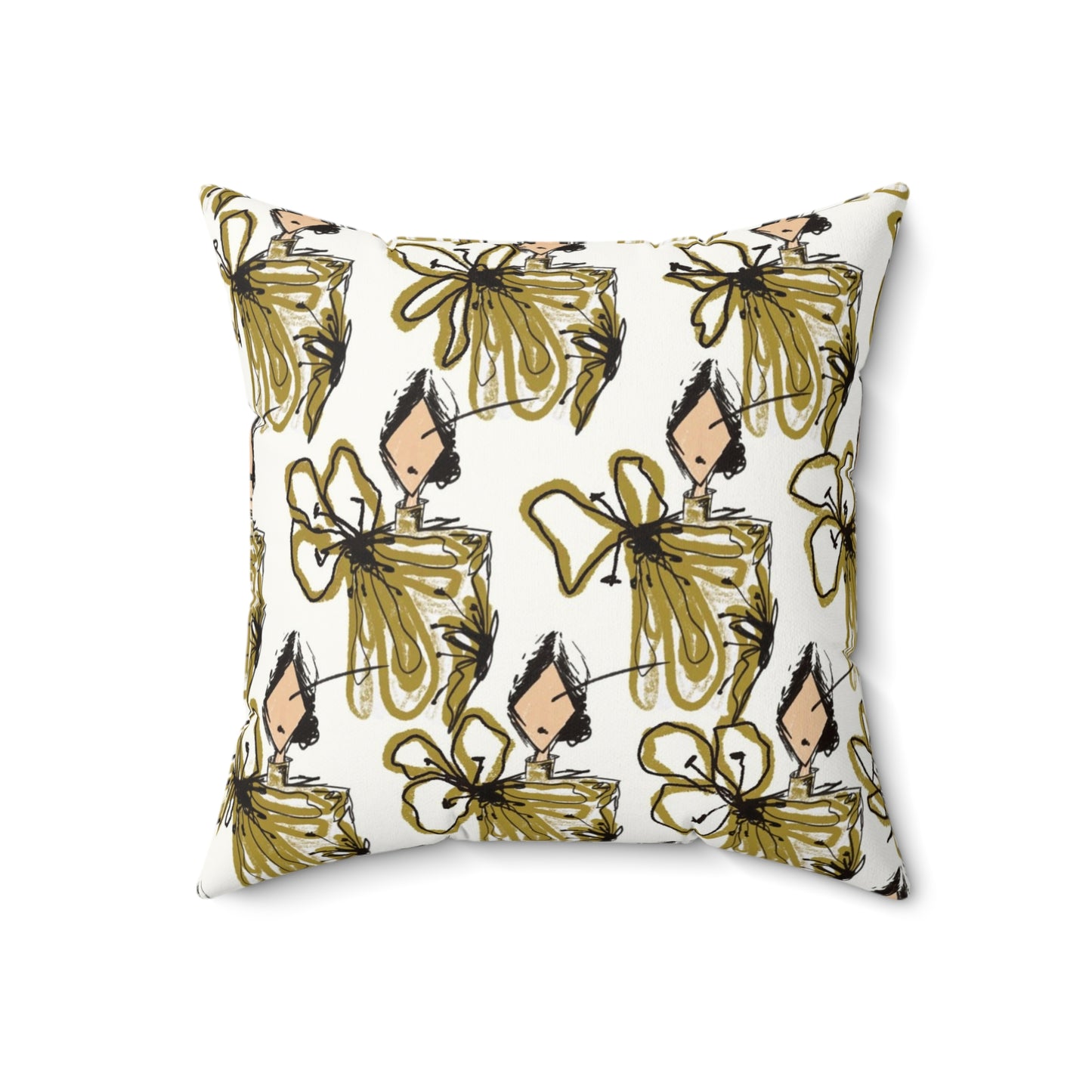 Fleur Runway Throw Pillow