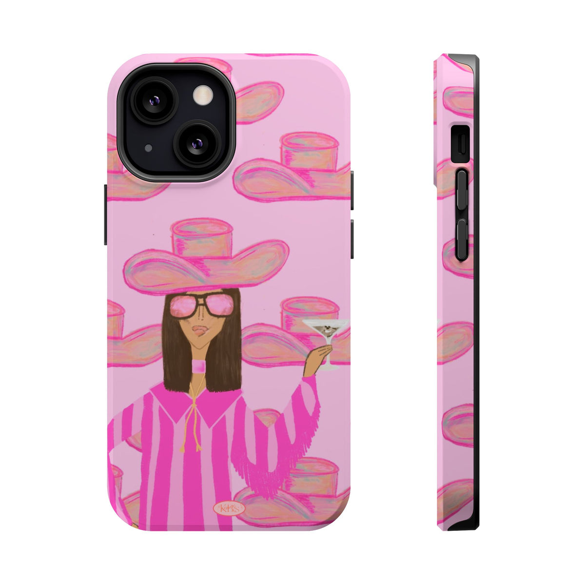 Cocktail Cowgirl MagSafe Case - Pink