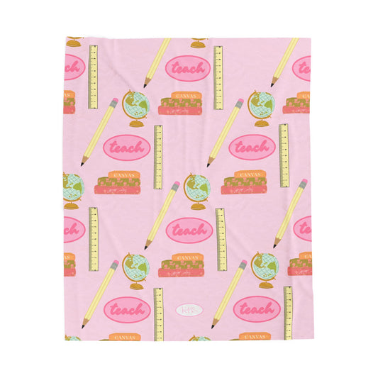 Campus Collection Velveteen Blanket