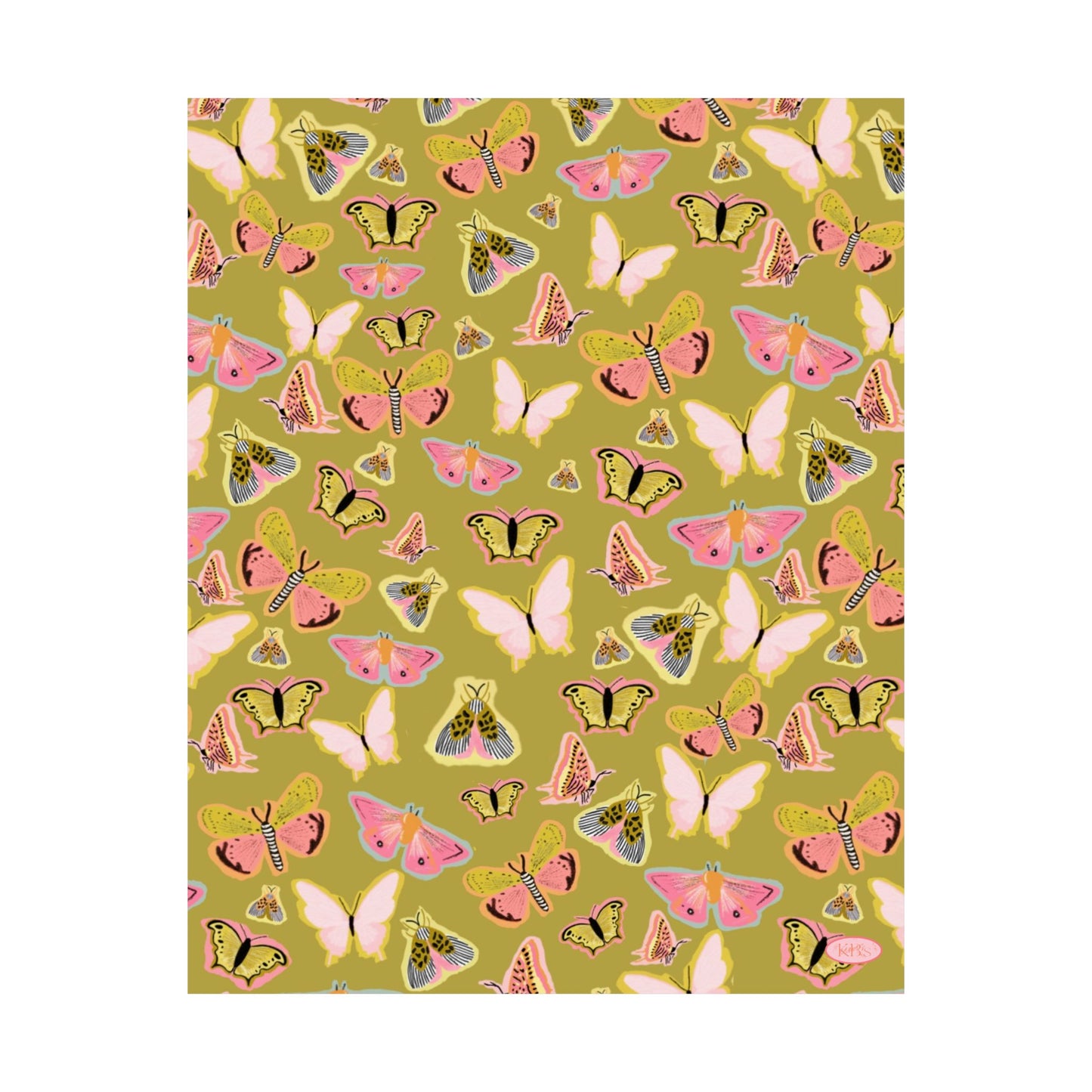 Butterfly Muse Print - Green