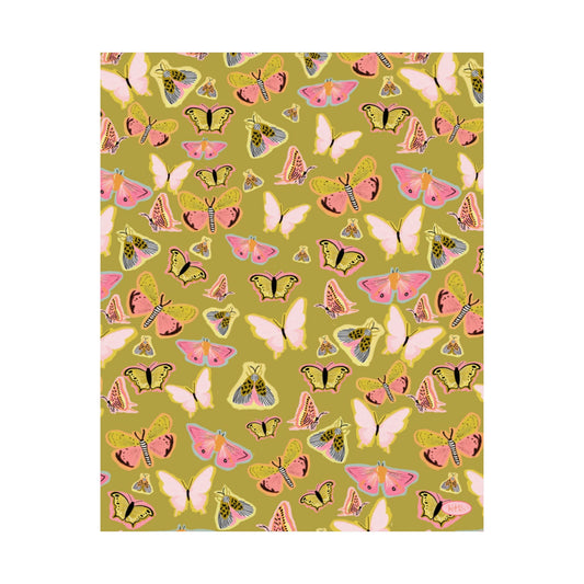 Butterfly Muse Print - Green