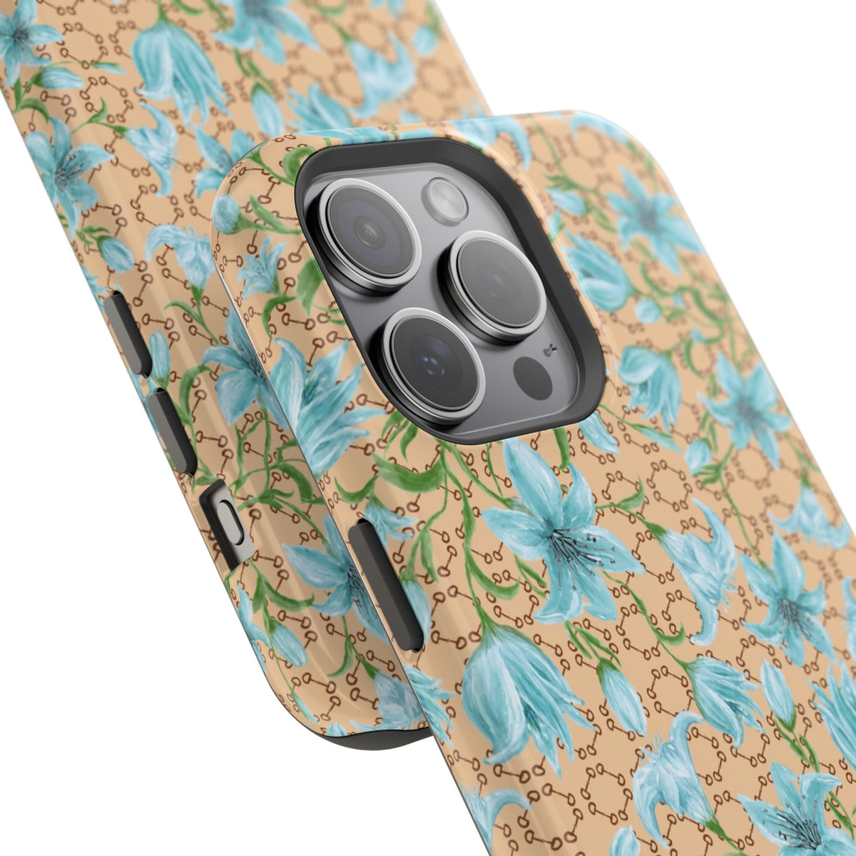 Horsebit Fleur Mag Safe Case for iPhone