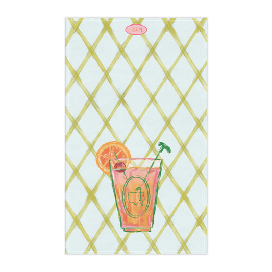 Azalea Cocktail Tea Towel