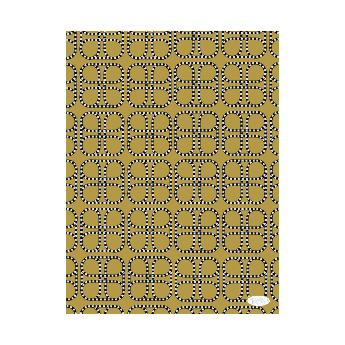 Looped Link Wall Print