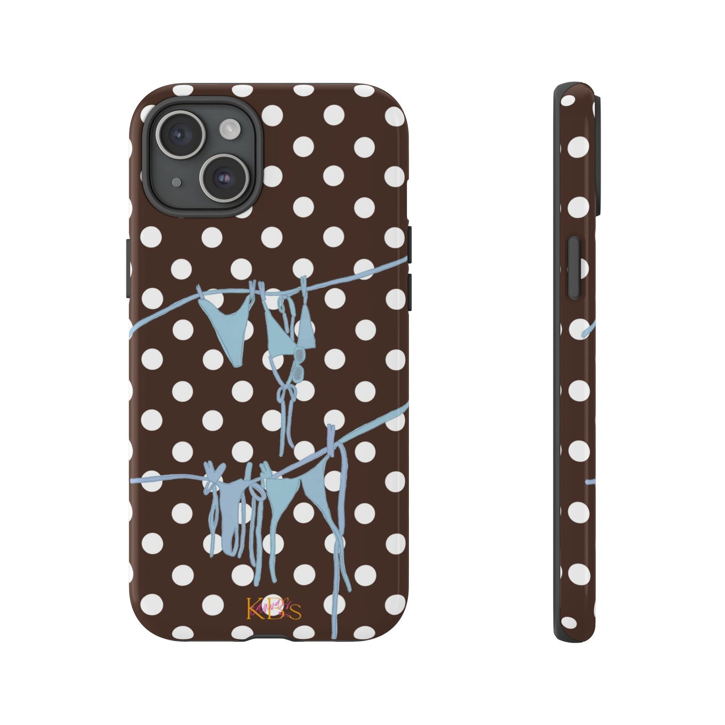 Brown Polka Dot Bikini Tough Case