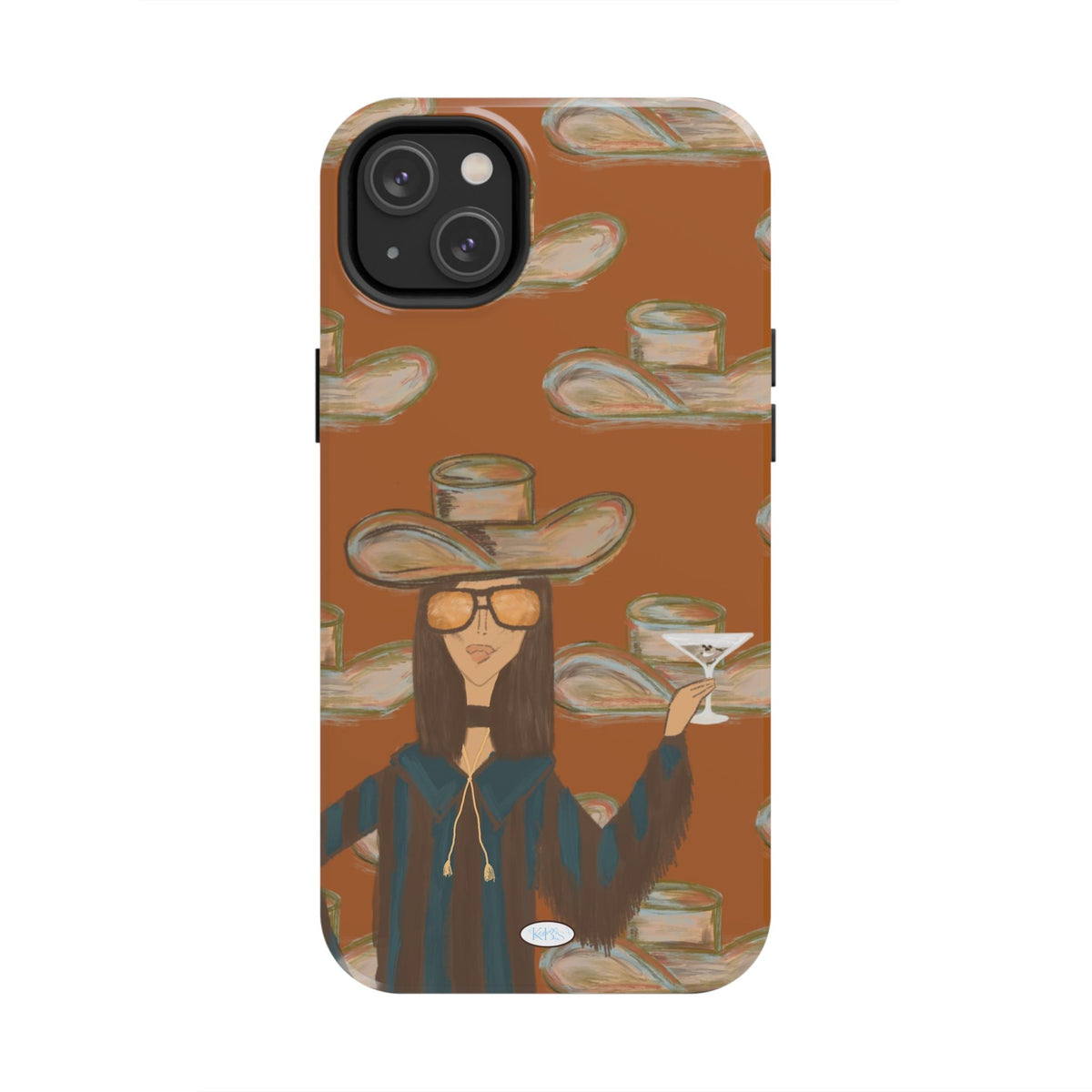 Cocktail Cowgirl Tough Case for iPhone
