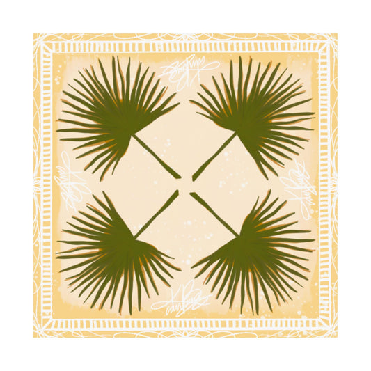 Palmè Scarf Print