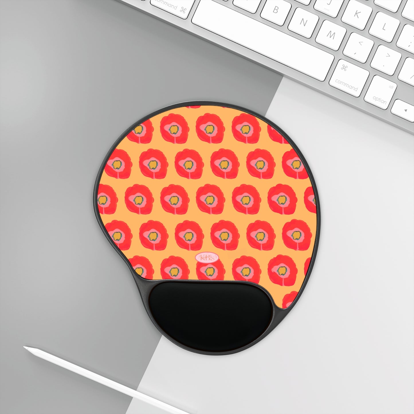 Poppy Fleur Memory Foam Mouse Pad