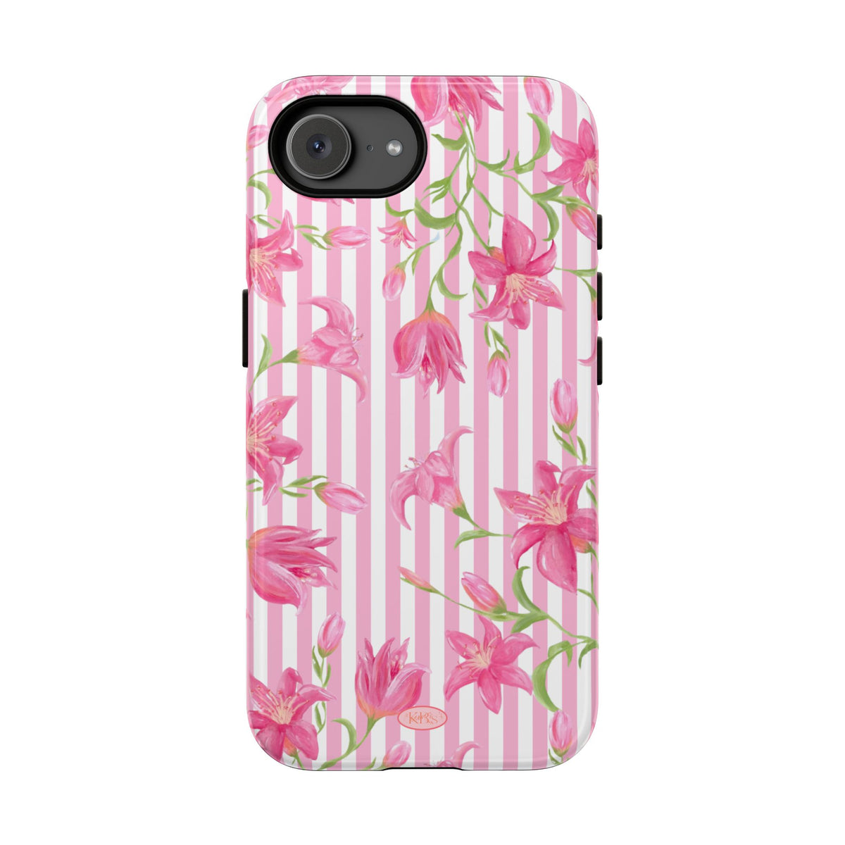 Azalea Stripe Tough Case for iPhone - Pink