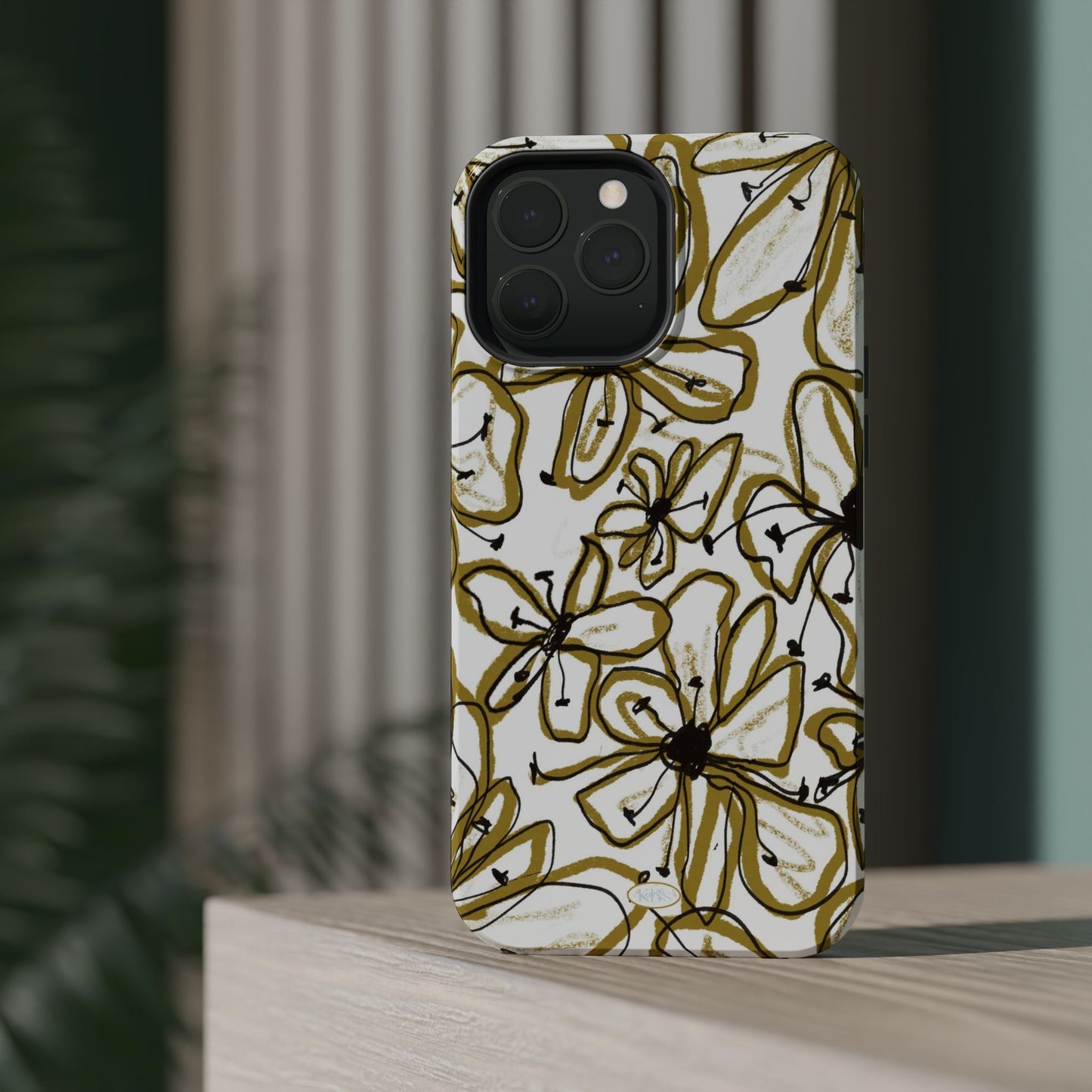 Floral Sketch Mag Safe Case for iPhone