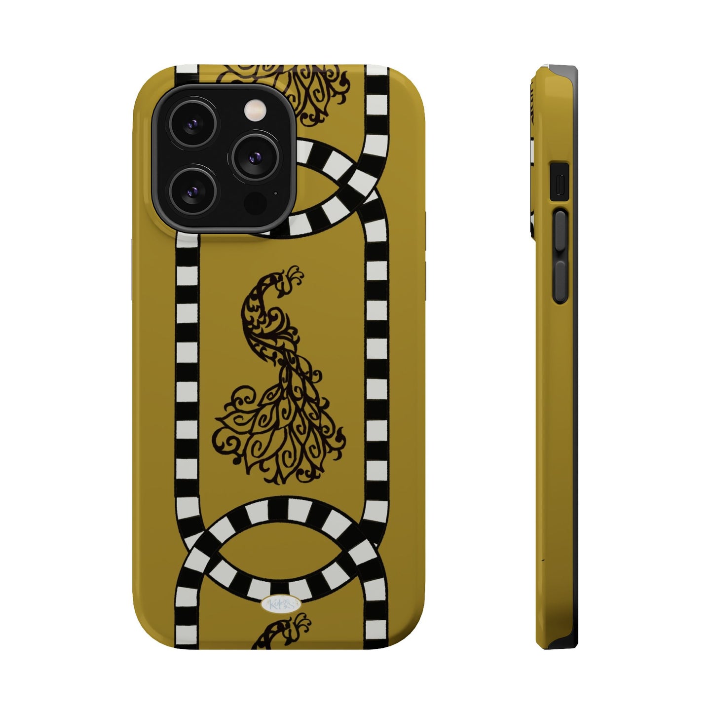 Feathered Stripe Mag Safe Case for iPhone