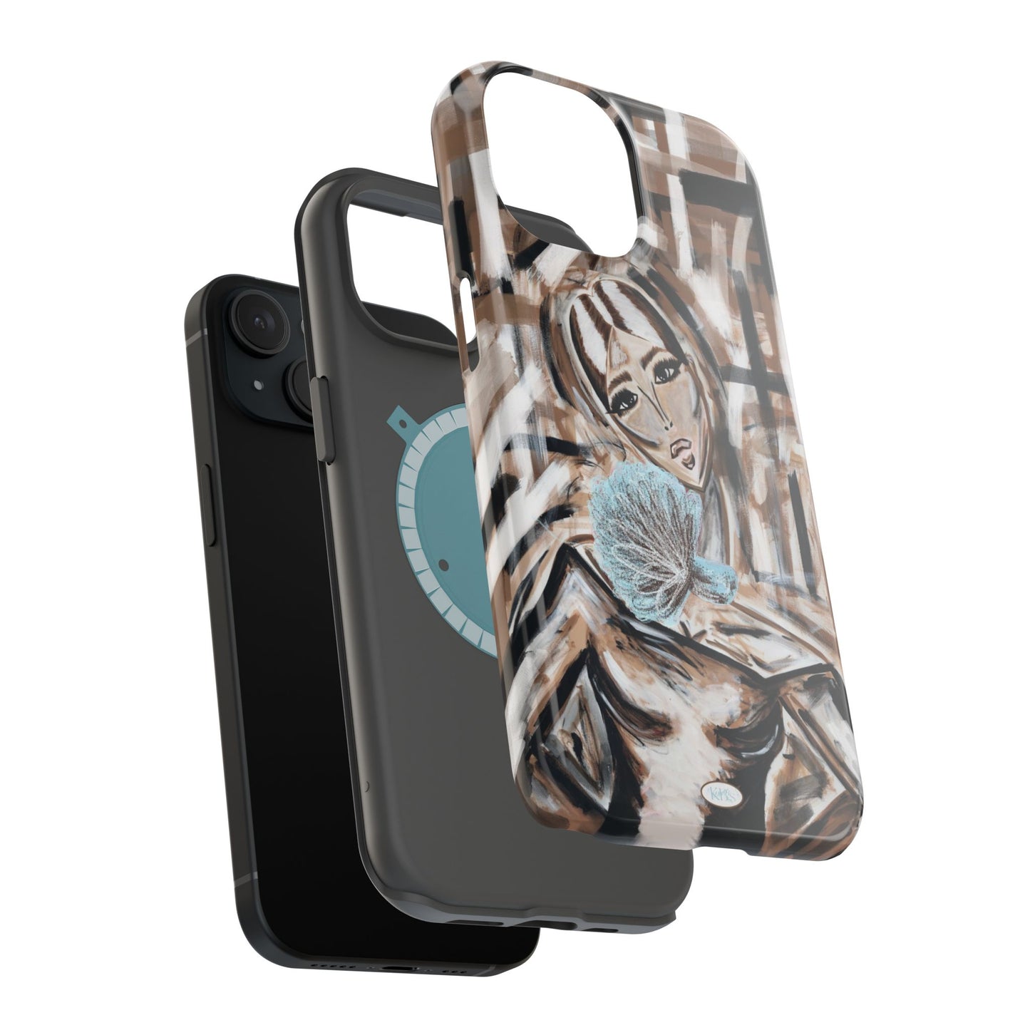 Quinn Parker Mag Safe Case for iPhone - Blue