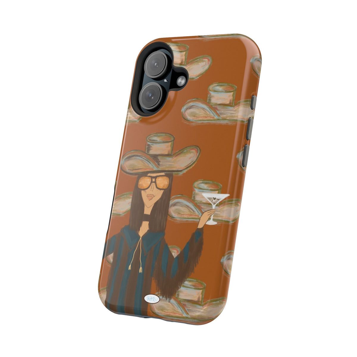 Cocktail Cowgirl Mag Safe Case for iPhone
