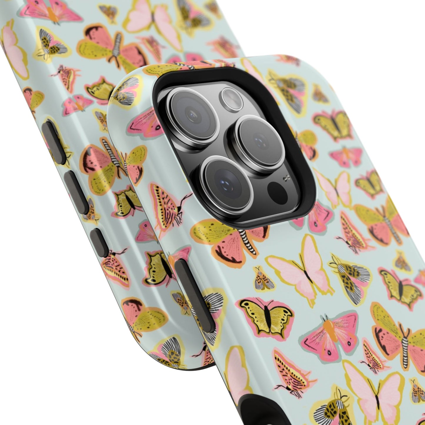 Butterfly Muse Mag Safe Case for iPhone - Blue