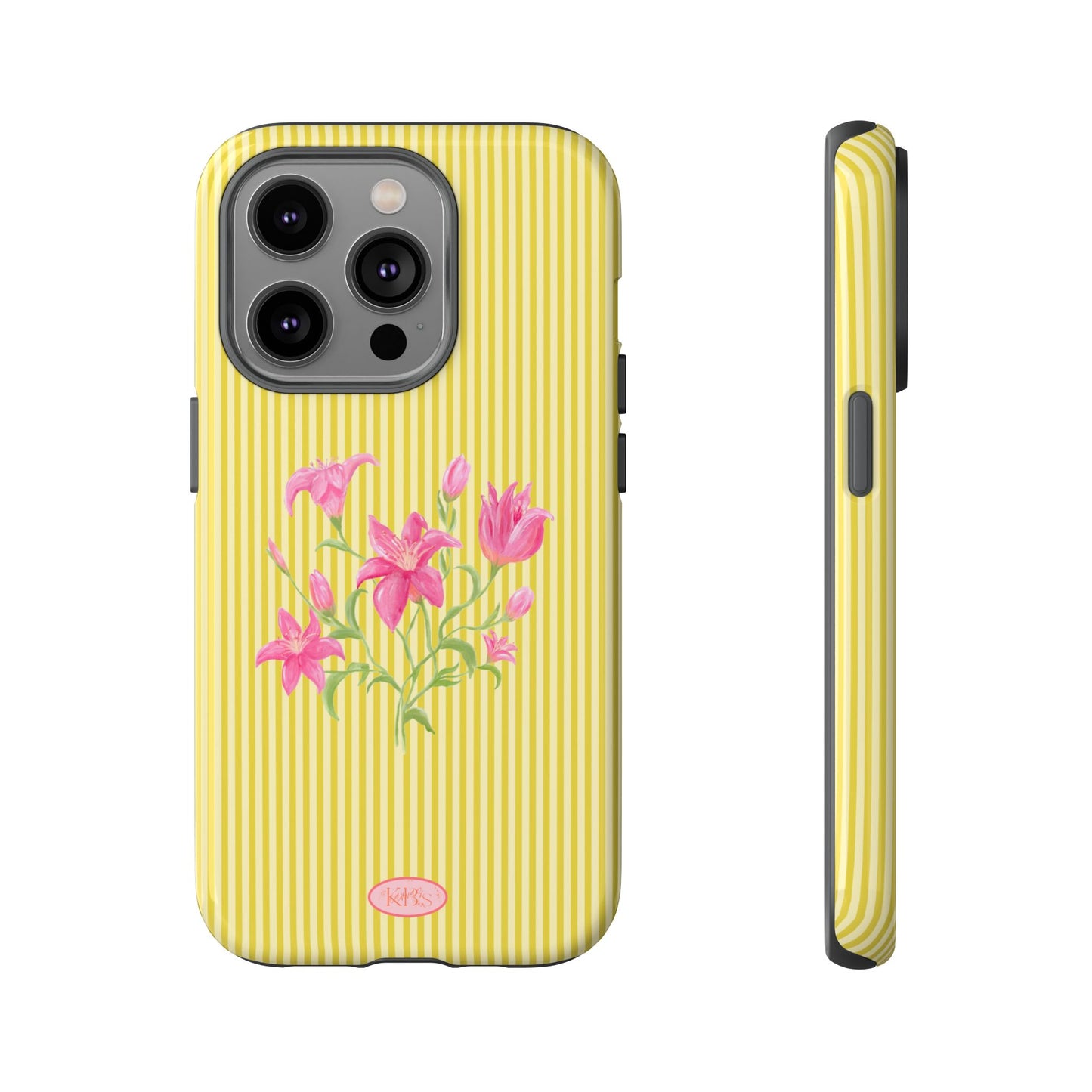 Lily Bloom Tough Case for iPhone - Yellow
