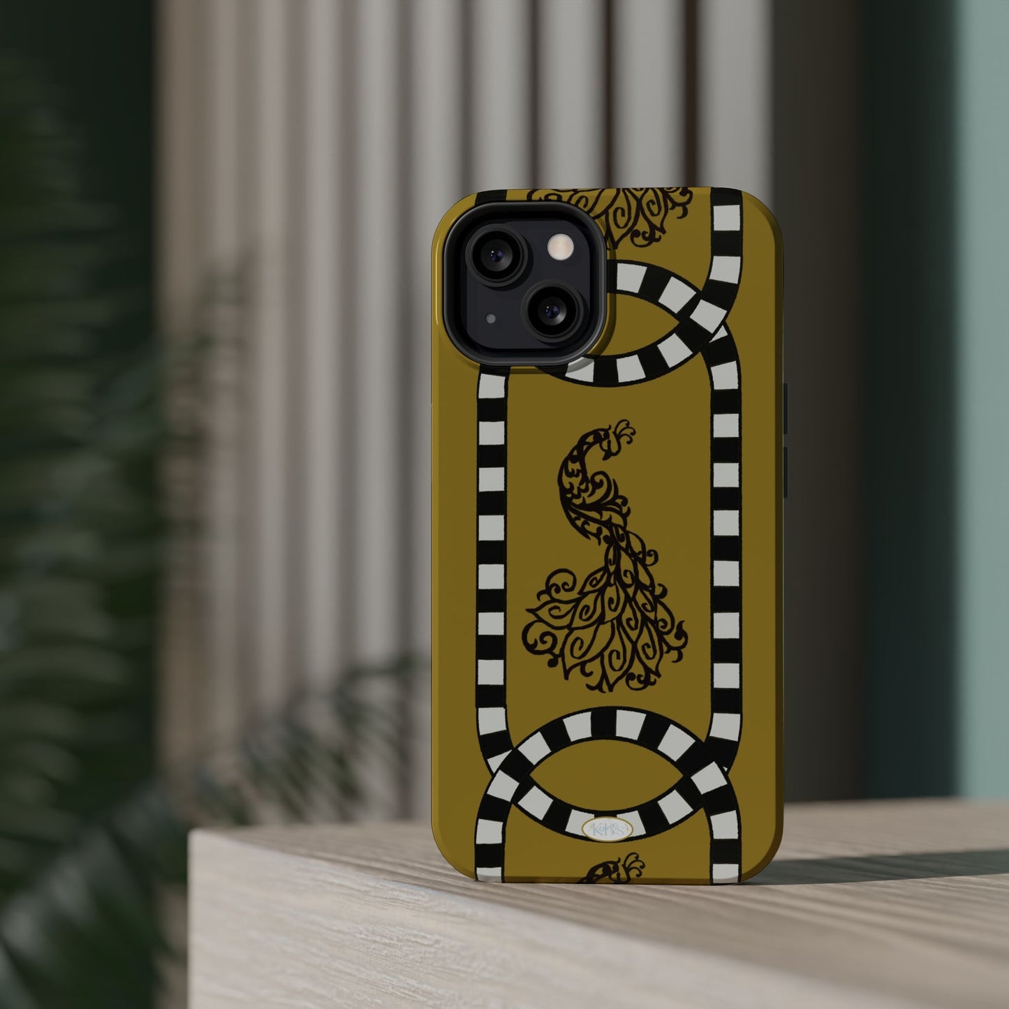Feathered Stripe Mag Safe Case for iPhone