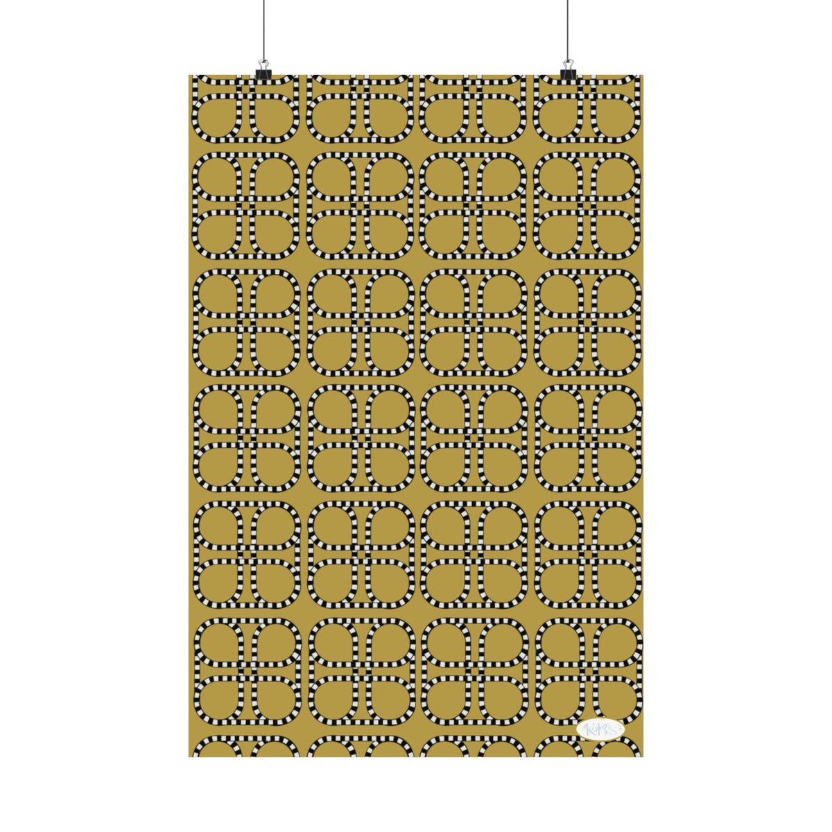 Looped Link Wall Print