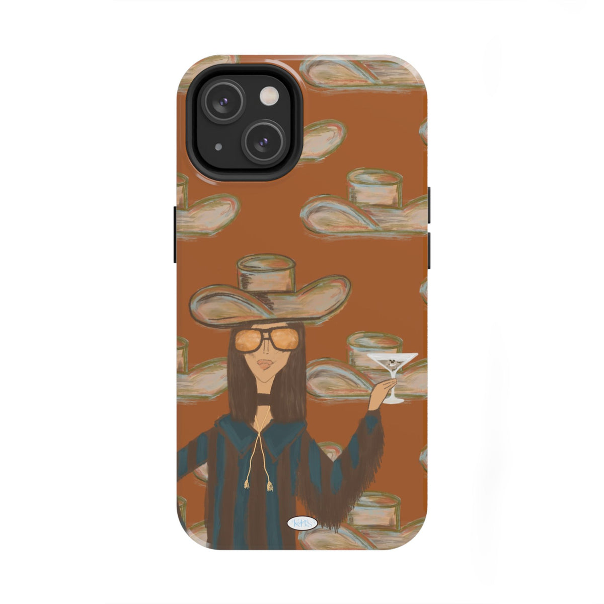 Cocktail Cowgirl Tough Case for iPhone