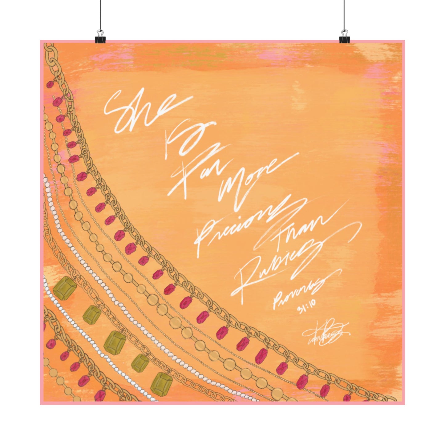 Proverbs 31 Scarf Photo Print