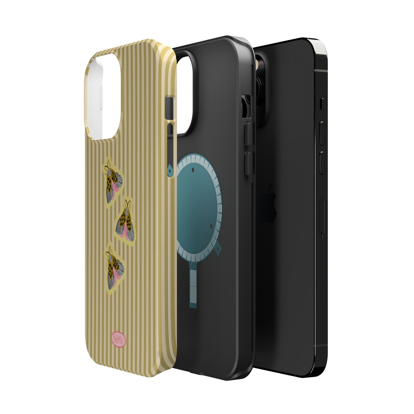 Velour Moth Mag Safe Case for iPhone