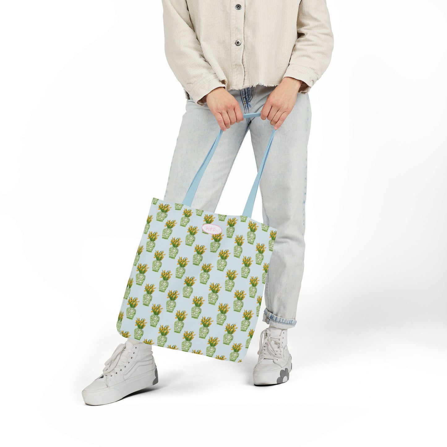 Tulip Haus Pattern Tote Bag