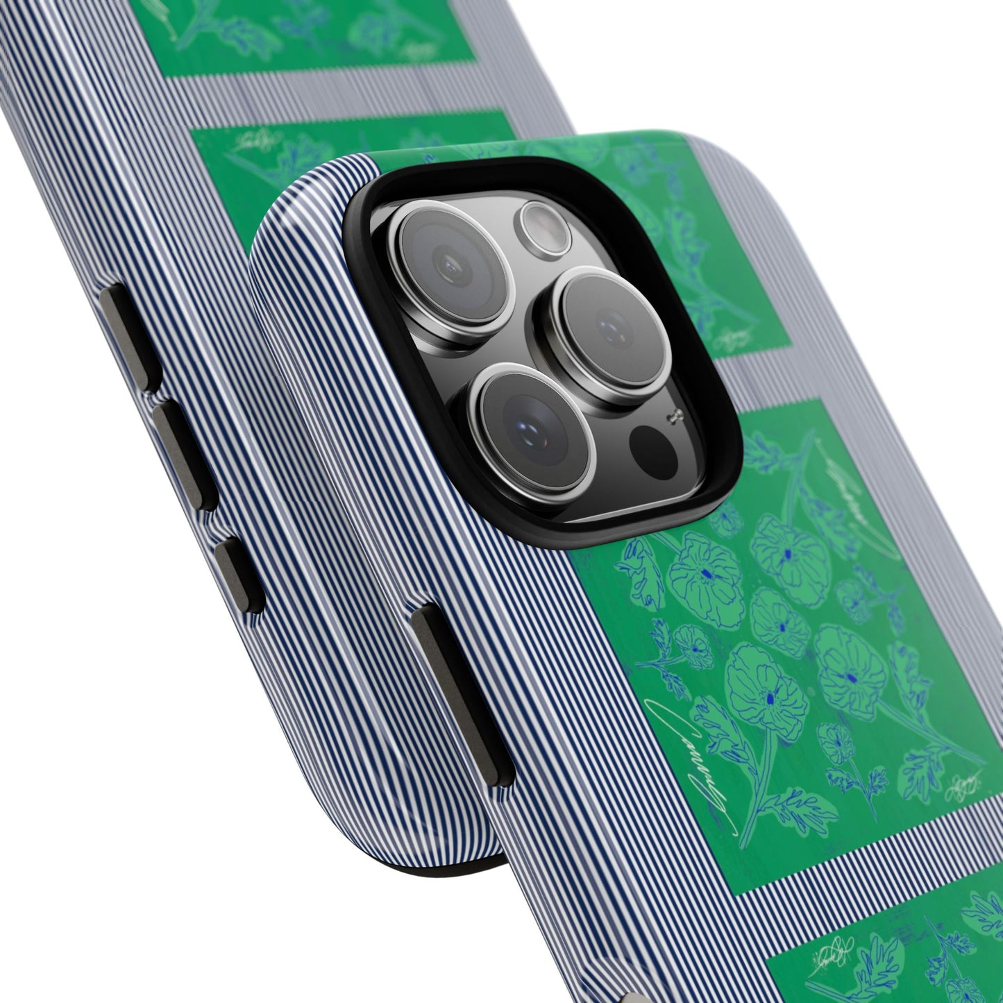 Flora Bloom Scarf Tough Case for iPhone