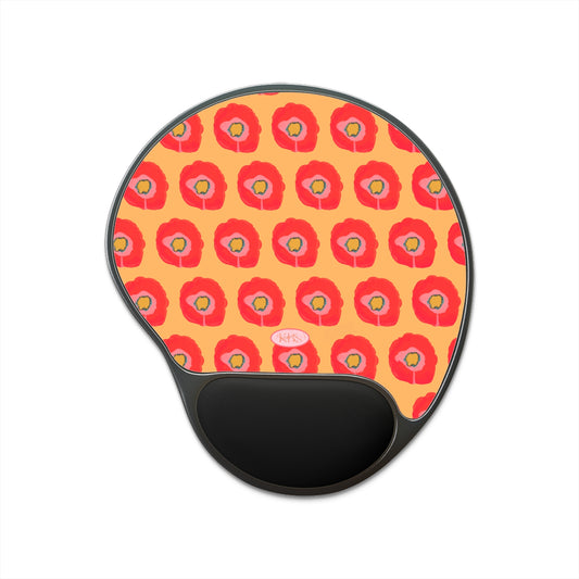 Poppy Fleur Memory Foam Mouse Pad