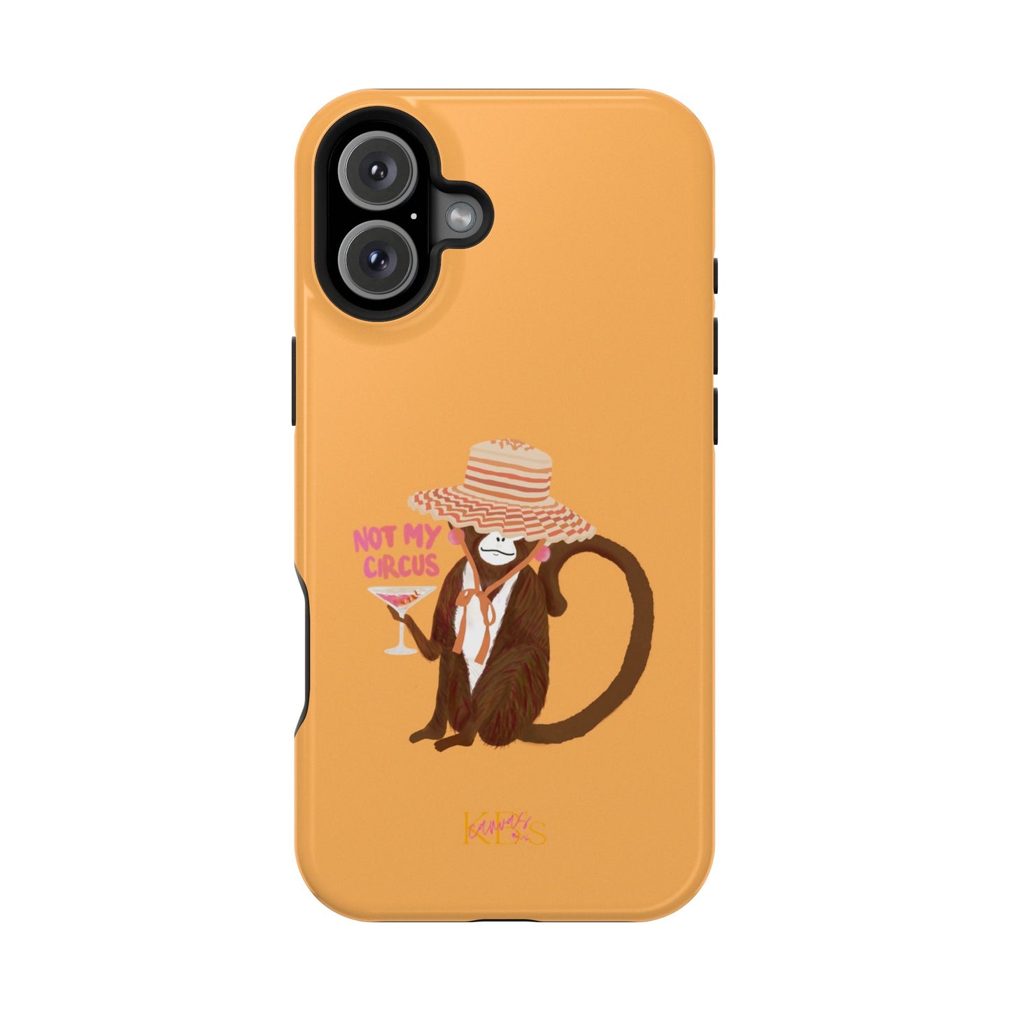 Not My Circus Mag Safe Case - Orange
